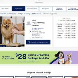 How Much is a Dog Grooming at Petco
