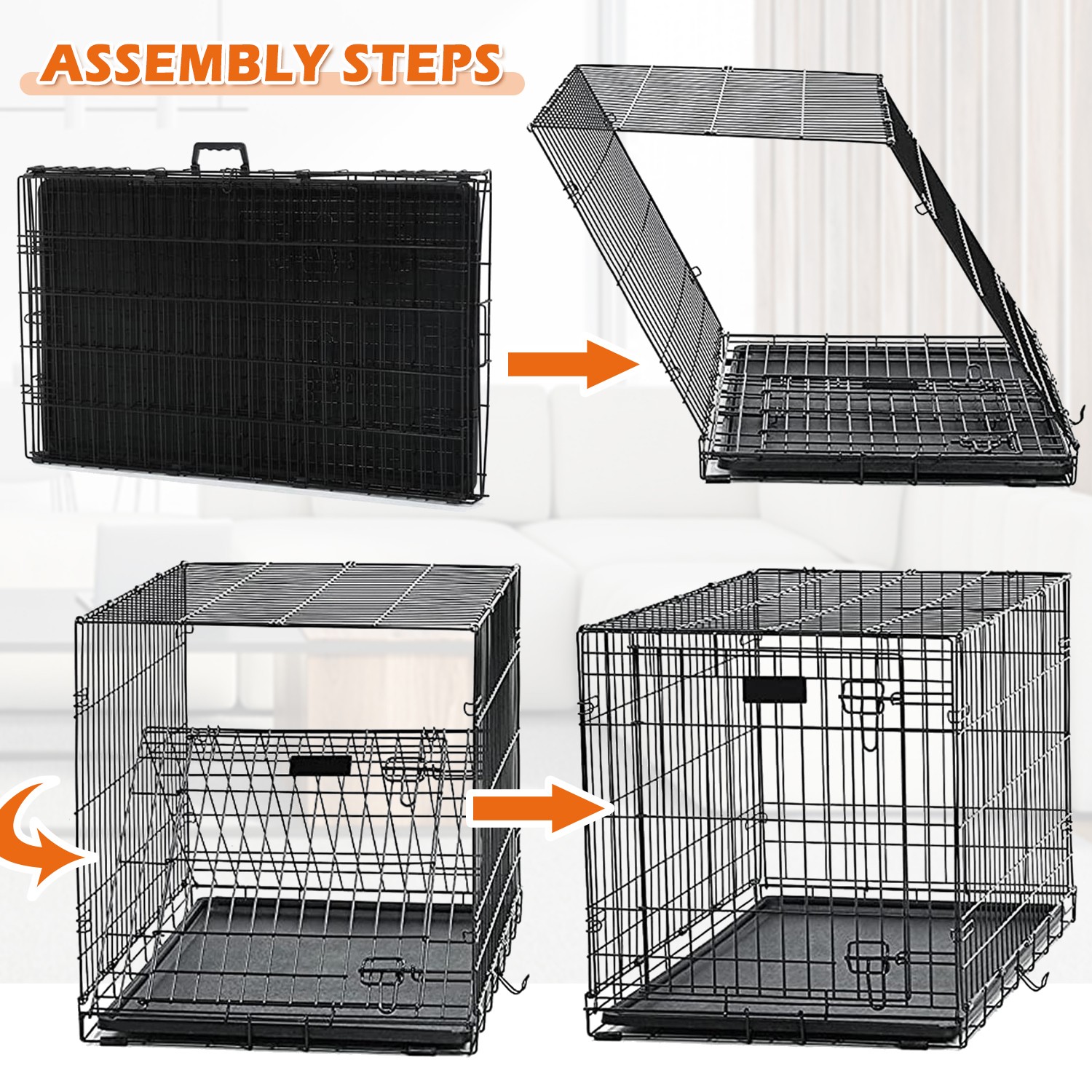 How to Fold down a Dog Crate
